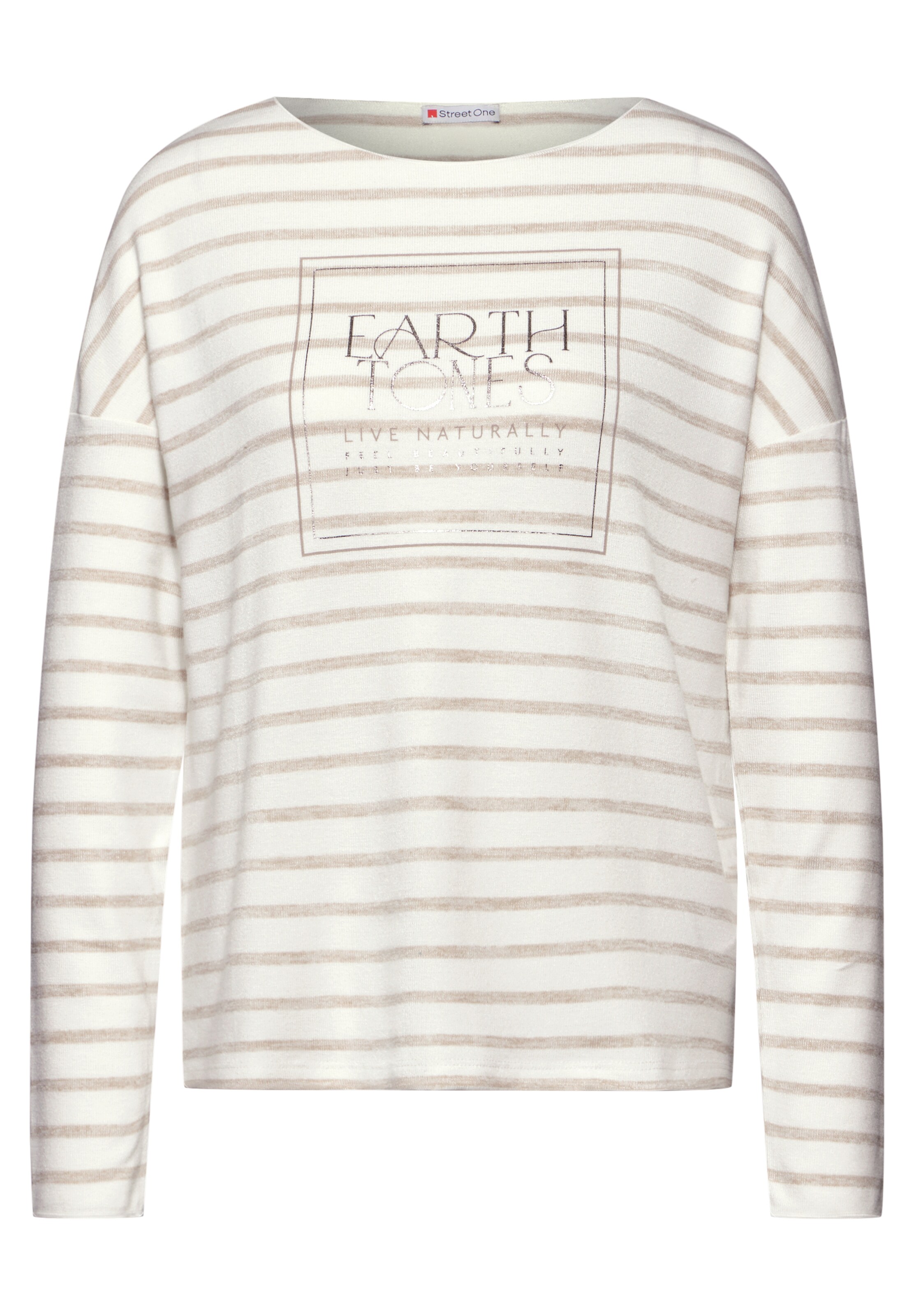 STREET ONE Shirt in Beige: front