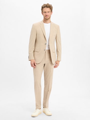 BOSS Regular fit Business blazer 'Jasper' in Beige