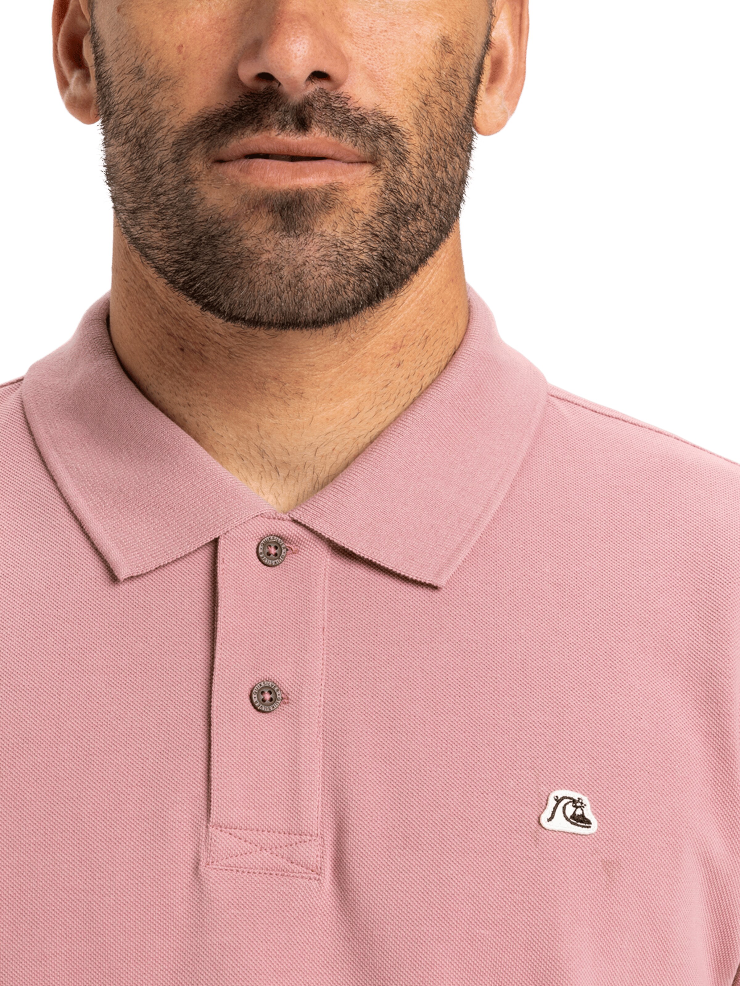 QUIKSILVER Poloshirt 'DNA' in Pink