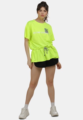 T-shirt fonctionnel myMo ATHLSR en jaune