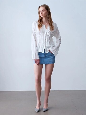 Dilvin Blouse in White