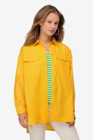 LAURASØN Blouse in Geel: voorkant