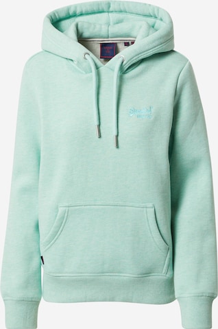 Superdry Sweatshirt in Grün: predná strana