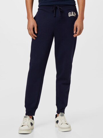 GAP Tapered Broek in Blauw: voorkant