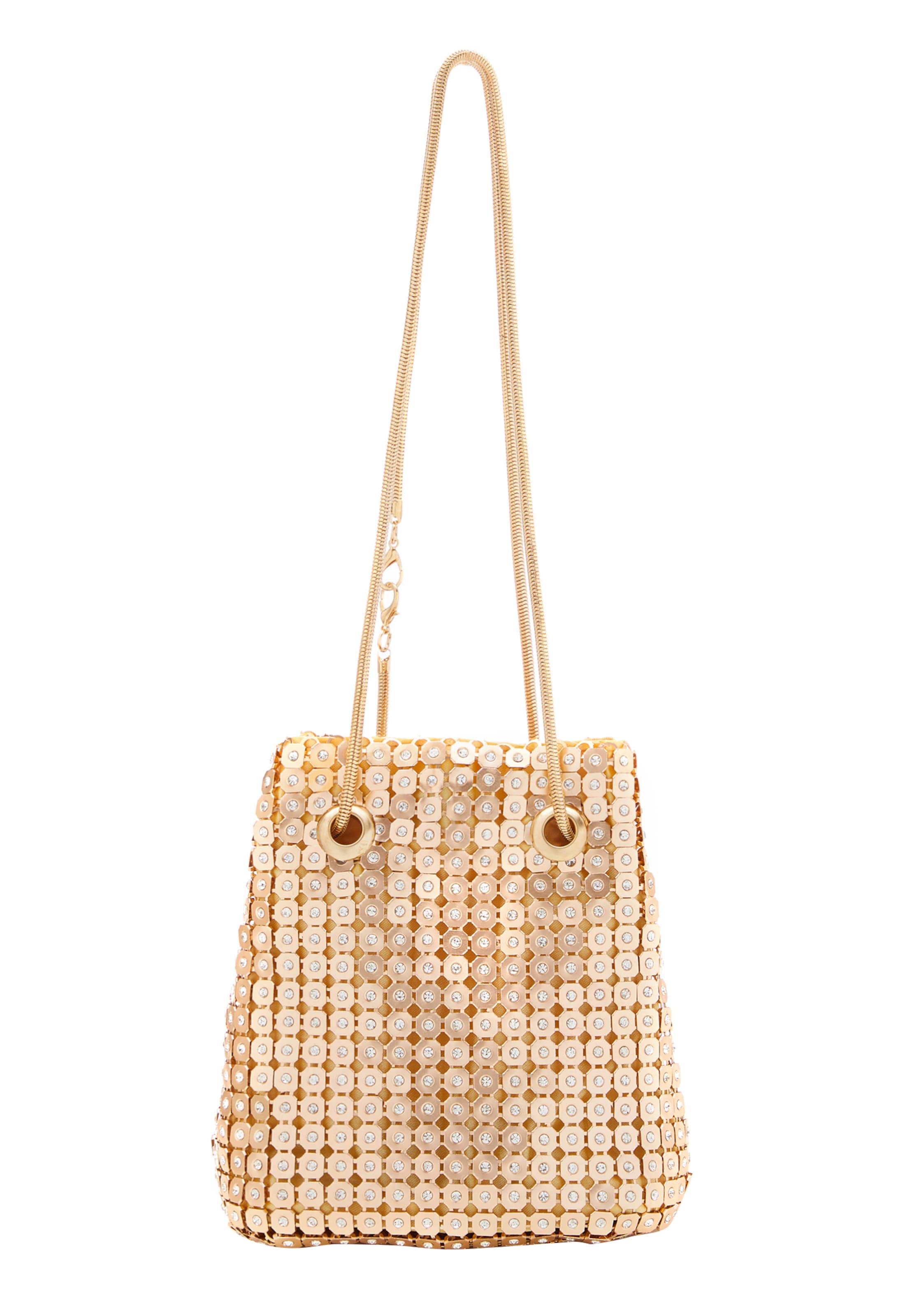 faina Pouch in Gold: front