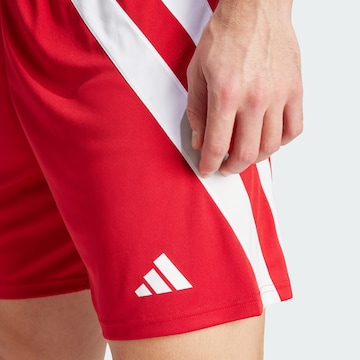 ADIDAS PERFORMANCE Regular Workout Pants 'Fortore 23' in Red