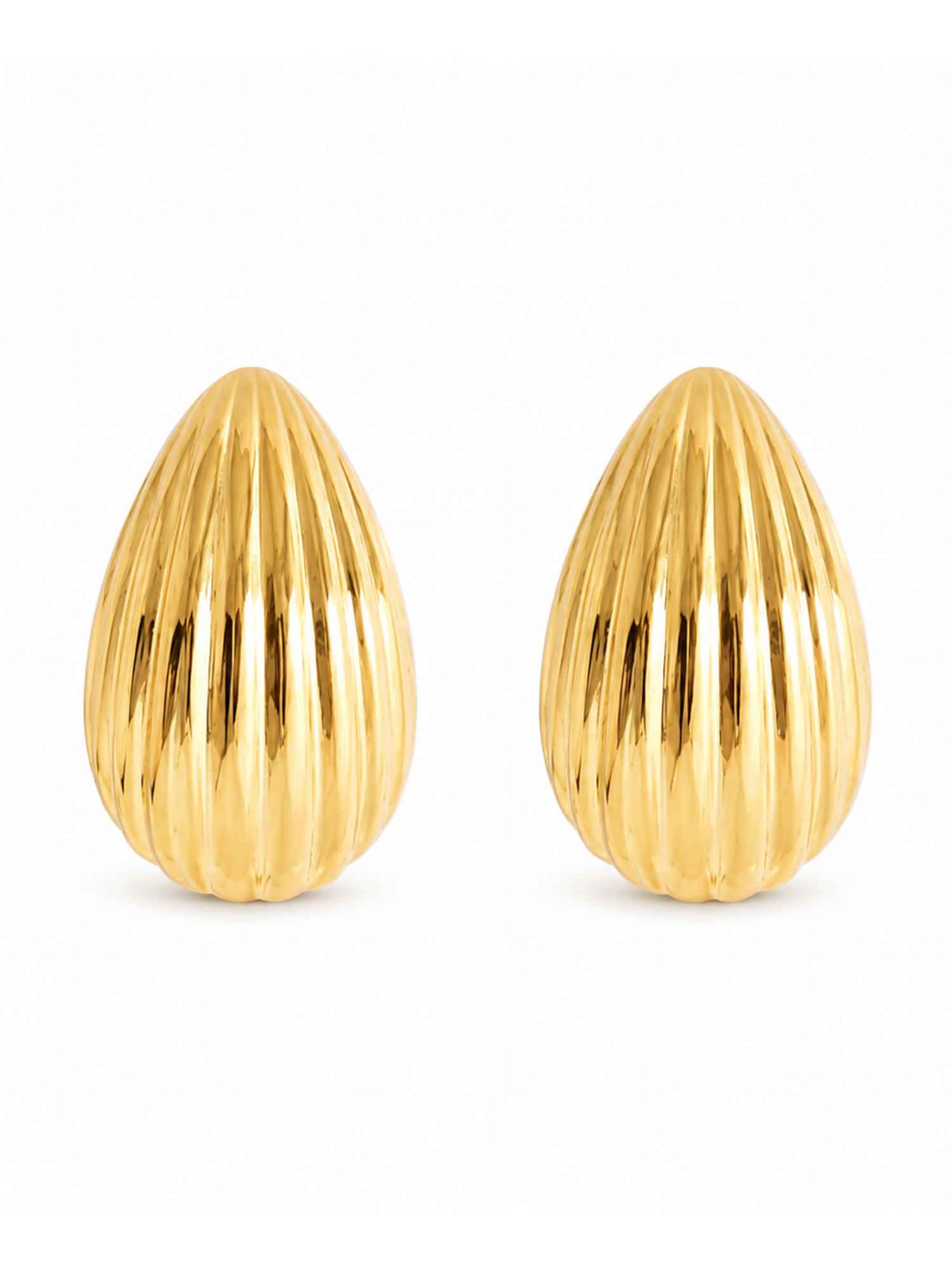Boucles d'oreilles 'Cybele Earrings' RteRme en or : devant