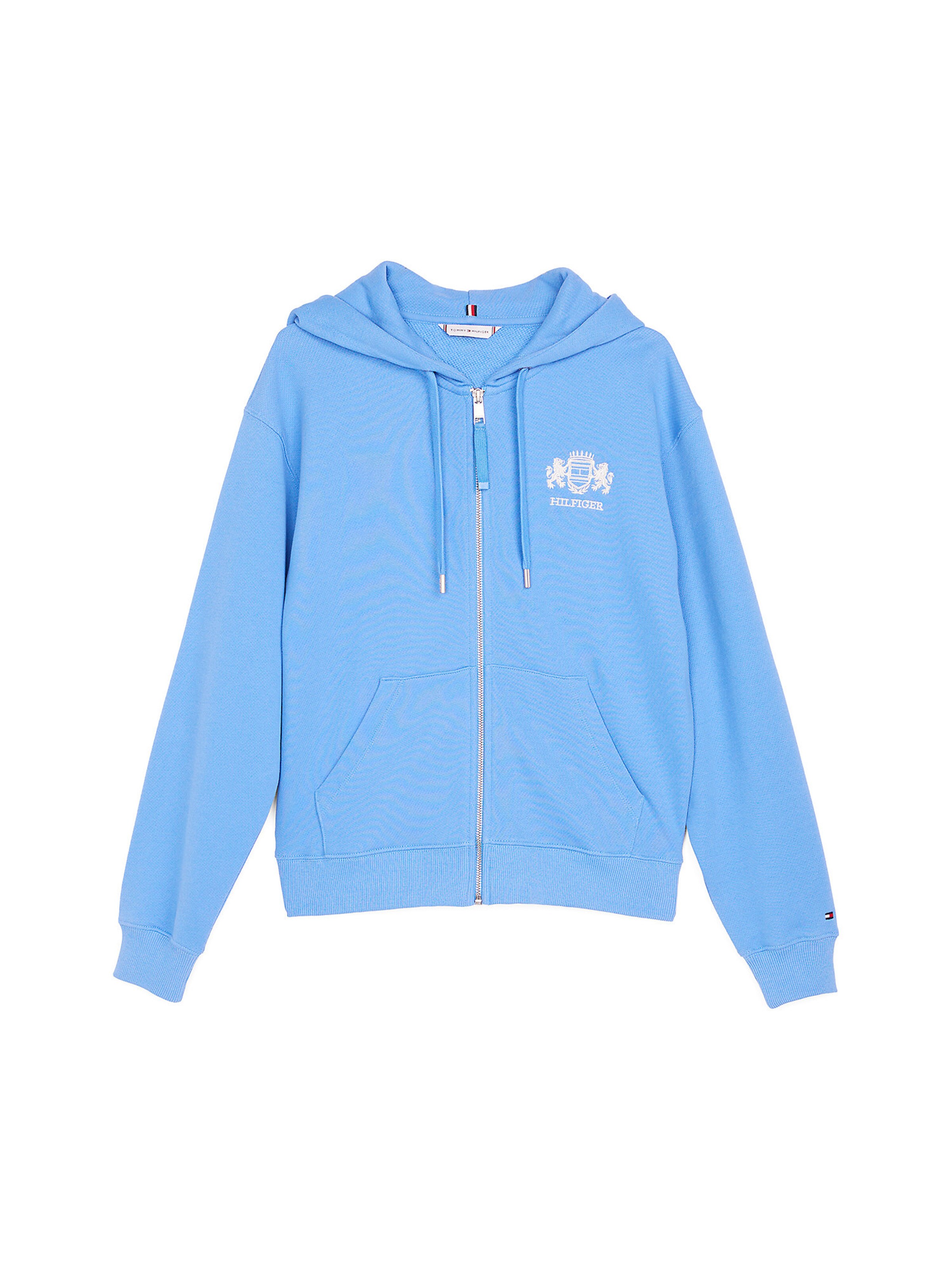 Veste de survêtement TOMMY HILFIGER en bleu : devant