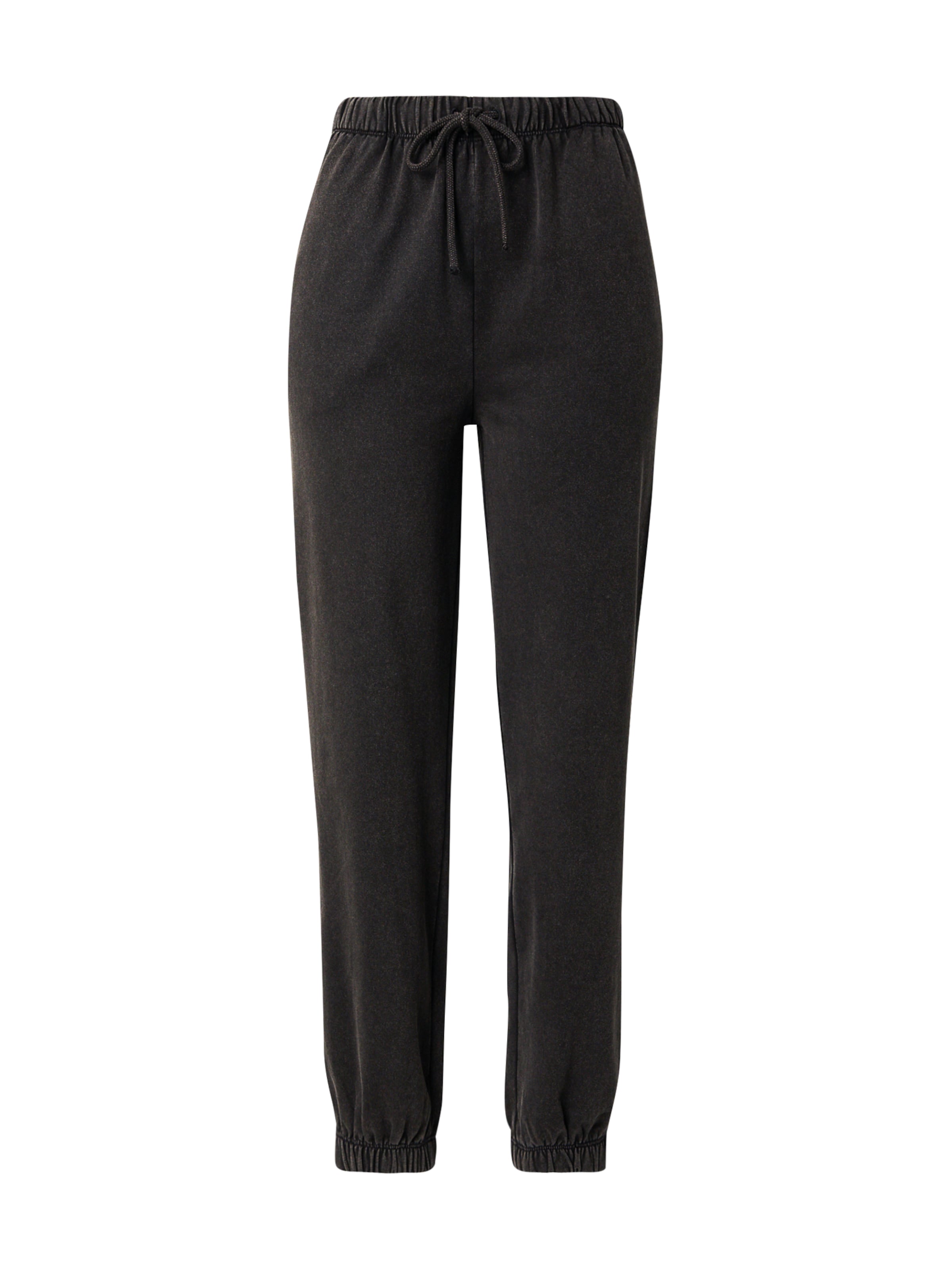 PIECES Ozke Hlače 'PCCHILLI' | črna barva: sprednja stran