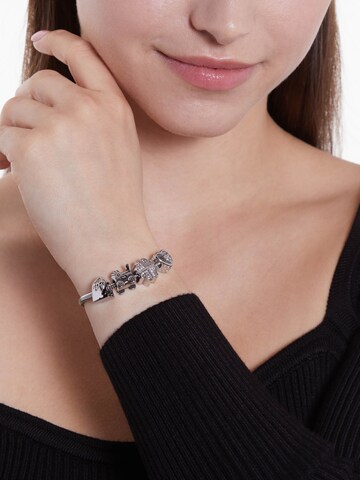 Lucardi Pendant 'Elegant leger' in Silver: front