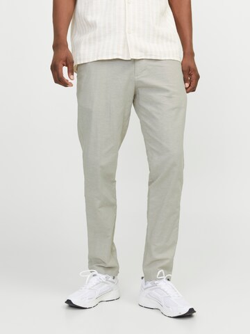 JACK & JONES - regular Pantalón chino 'ACE SUMMER' en gris: frente