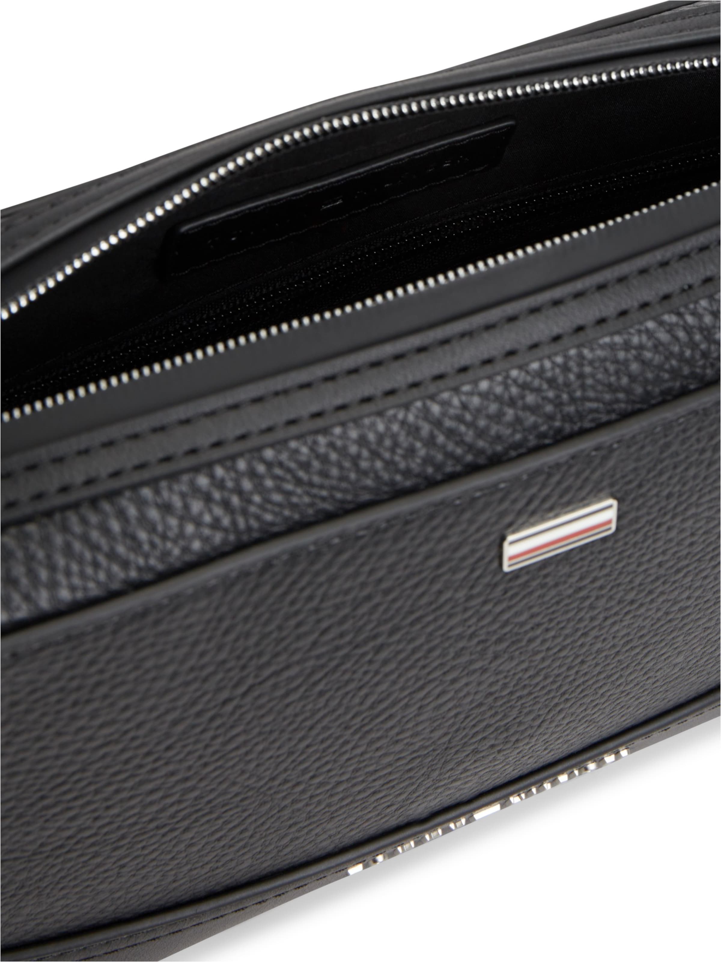 TOMMY HILFIGER Olkalaukku 'CENTRAL' värissä musta