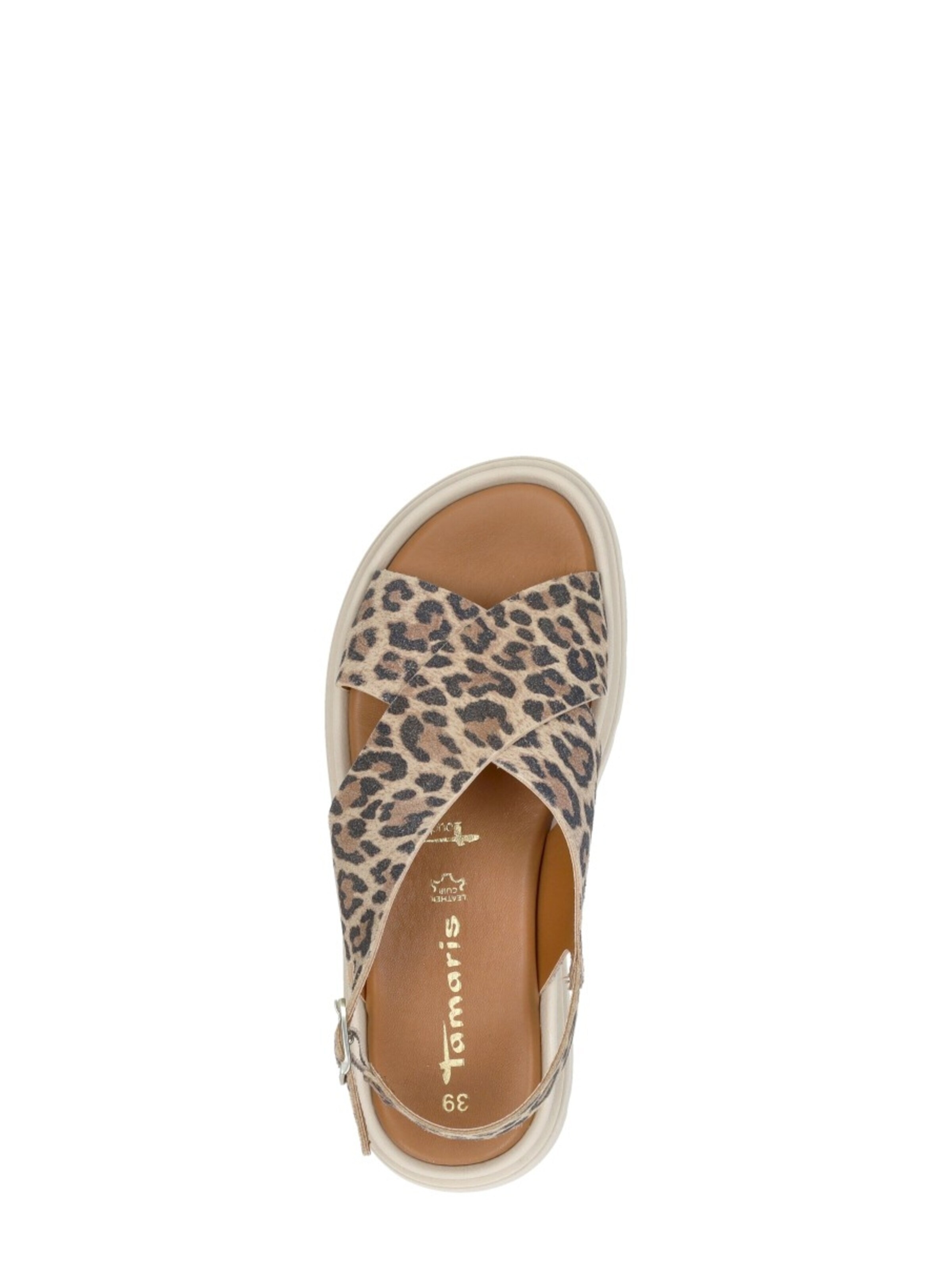 Sandales 'Sandalen Plat' Tamaris en beige
