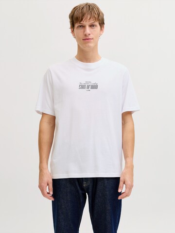 JJ Rebel Μπλουζάκι 'JREBCHRISTIAN' σε λευκό: μπροστά