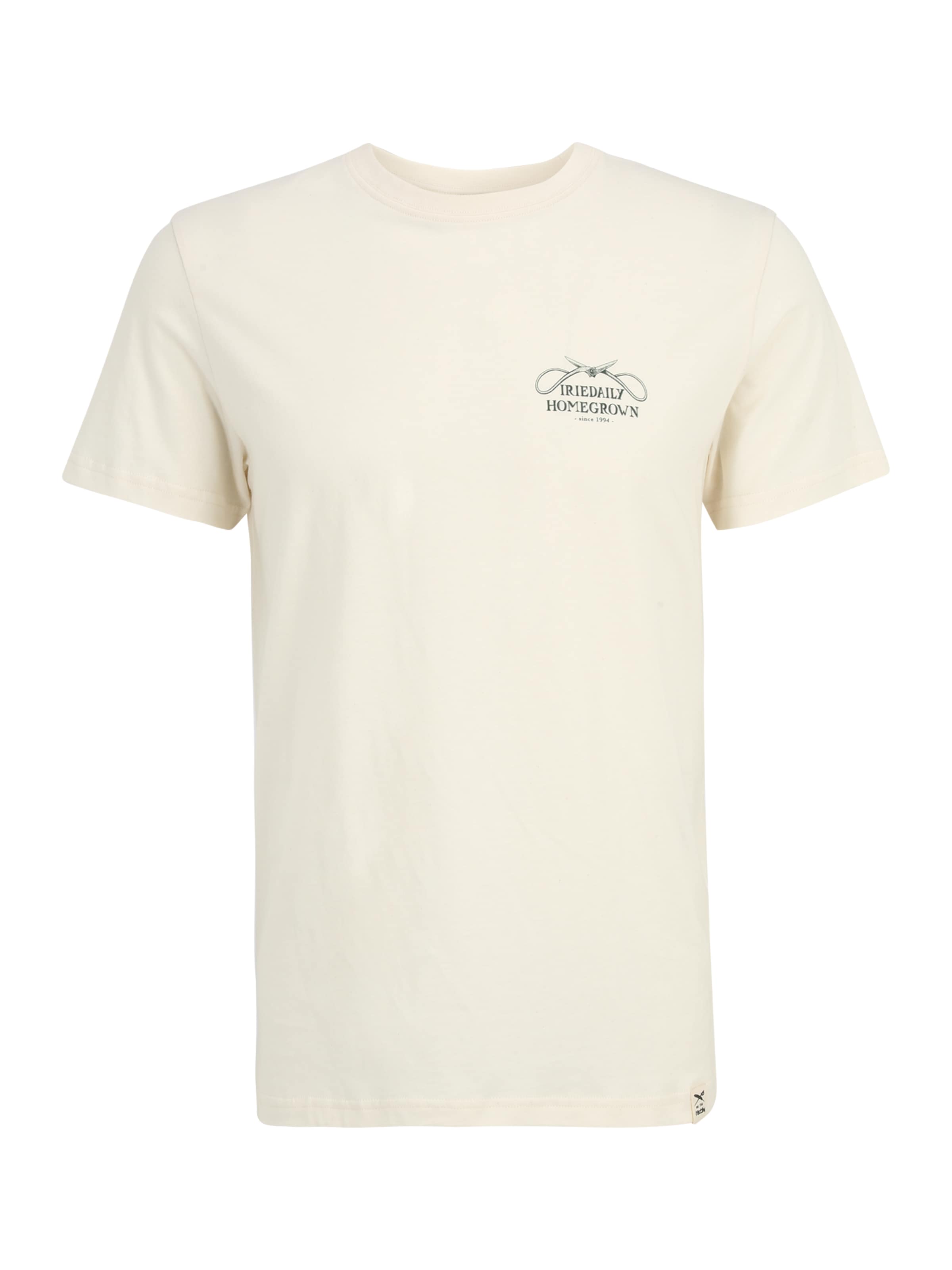 Iriedaily T-shirt 'Bonsigh' i beige: framsida