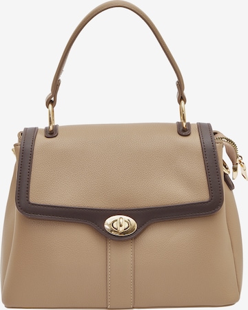 Usha - Bolso de mano en beige: frente