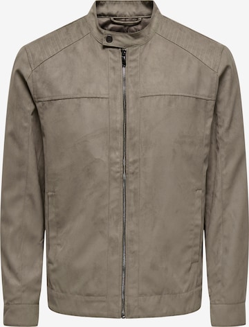 Only & Sons Jacke 'ONSMIKE' in Braun: Vorderseite