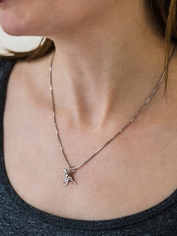 Collana ' T-Rex ' di Fräulein Wunder in argento: frontale