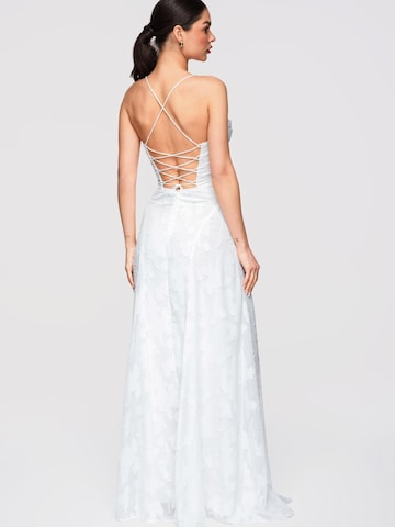 Robe de soirée Ombre en blanc
