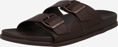 TOMMY HILFIGER Natikače s potpeticom u tamno smeđa, Pregled proizvoda