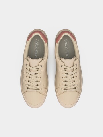Baskets basses 'VULC' Calvin Klein en rose