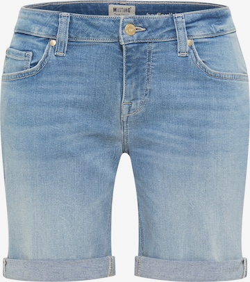 MUSTANG Regular Jeans 'Bermuda' in Blue: front