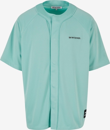 9N1M SENSE Тениска в синьо: отпред