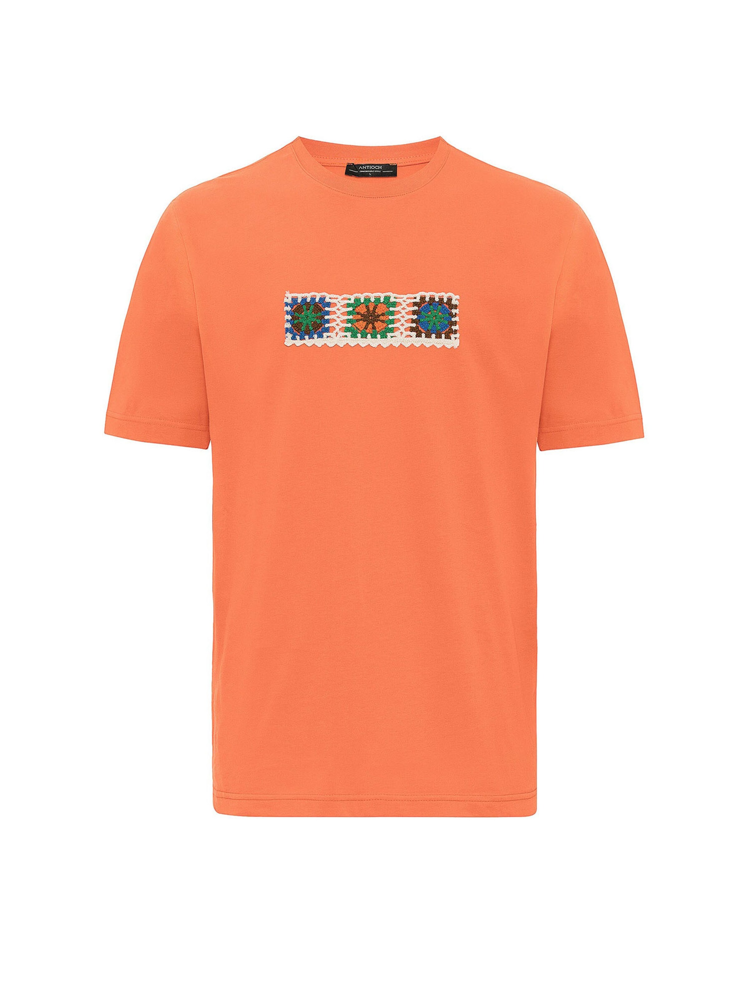 Antioch - Camisa em laranja: frente