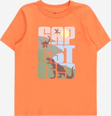 GAP T-shirt 'MAY VALUE' i orange: framsida