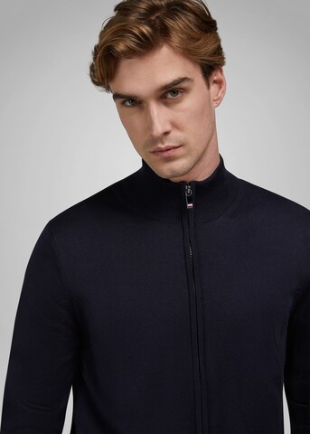 HECHTER PARIS Strickjacke in Blau