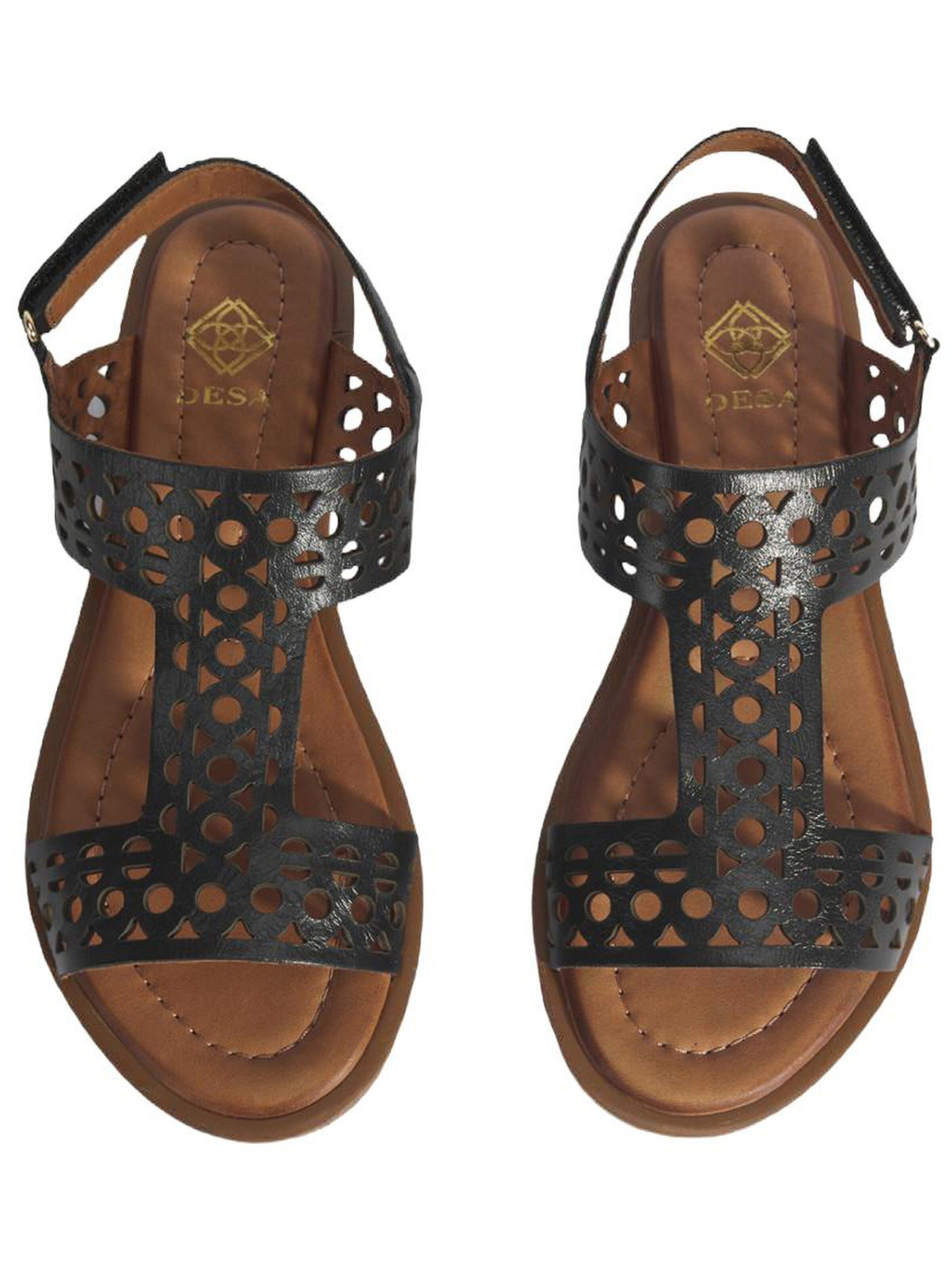Desa Sandals in Black