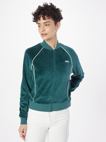 LEVI'S ® Sweatjacka 'GT Ivy League Zip' i blå: framsida