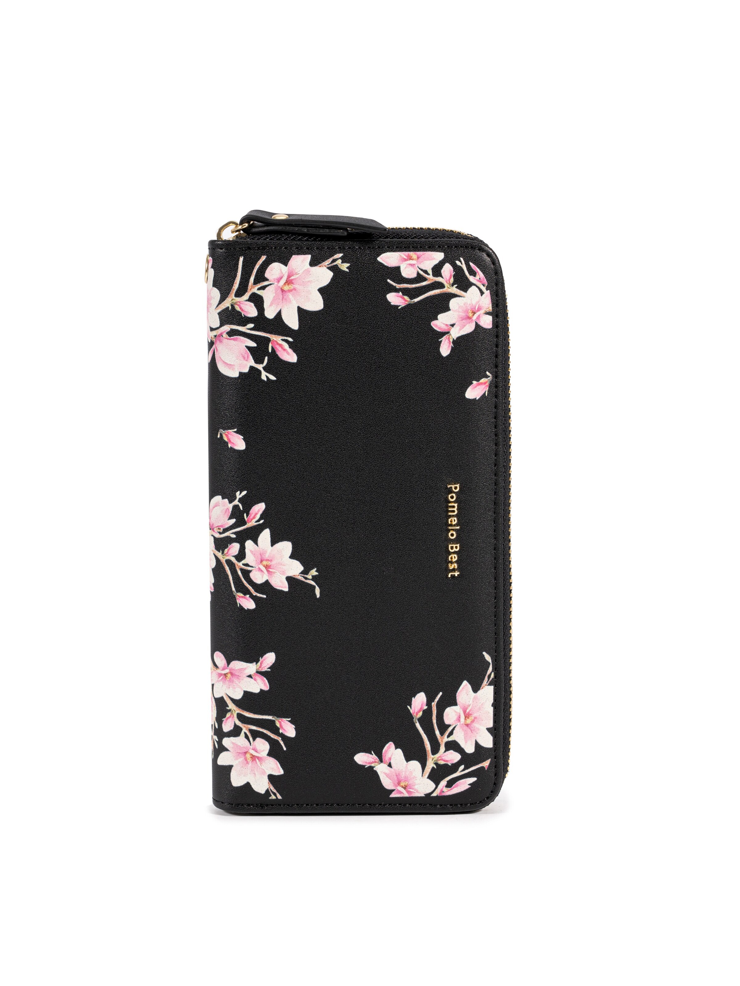 Portamonete 'Pomelo Best Portemonnaie Damen mit Blumenprint' di Pomelo Best in nero