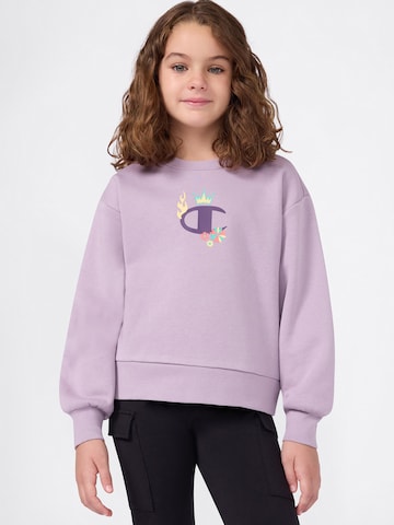 Felpa di Champion Authentic Athletic Apparel in lilla: frontale