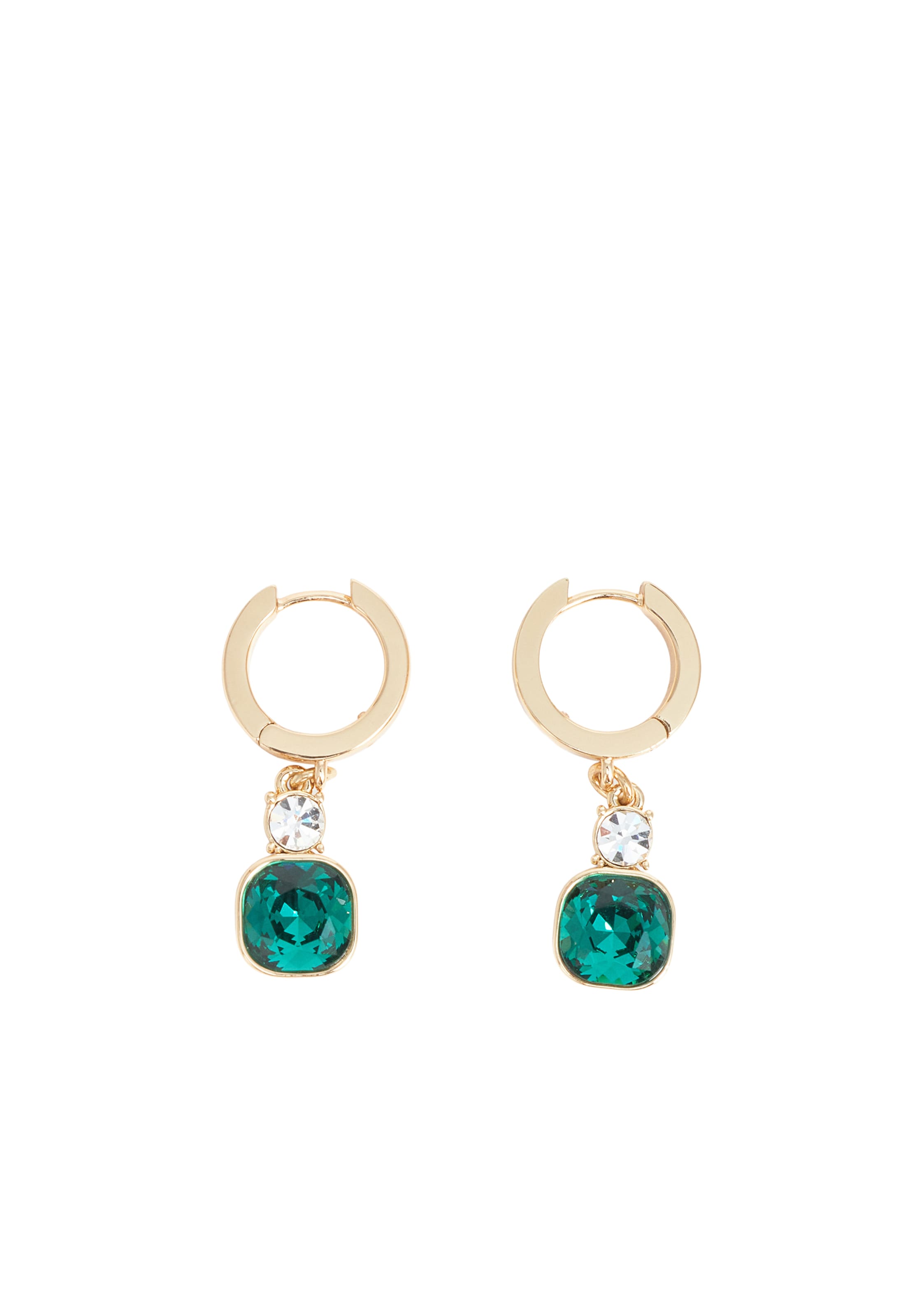 Boucles d'oreilles DKNY en or : devant