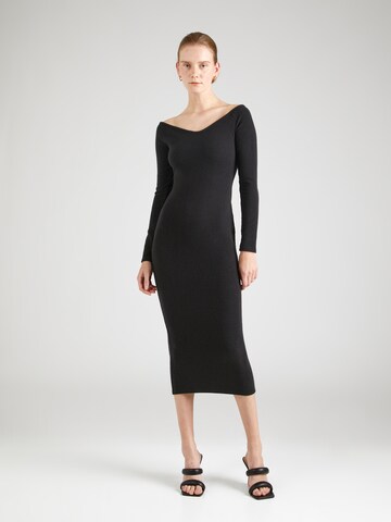 Misspap Dress in Black: front