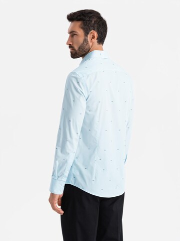 Ombre Regular fit Button Up Shirt 'OM-SHCS-0156' in Blue