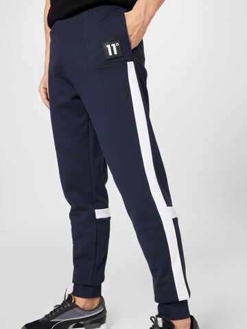 11 Degrees Tapered Trousers in Blue
