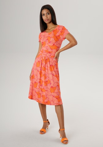 Aniston SELECTED Summer Dress in Orange: front