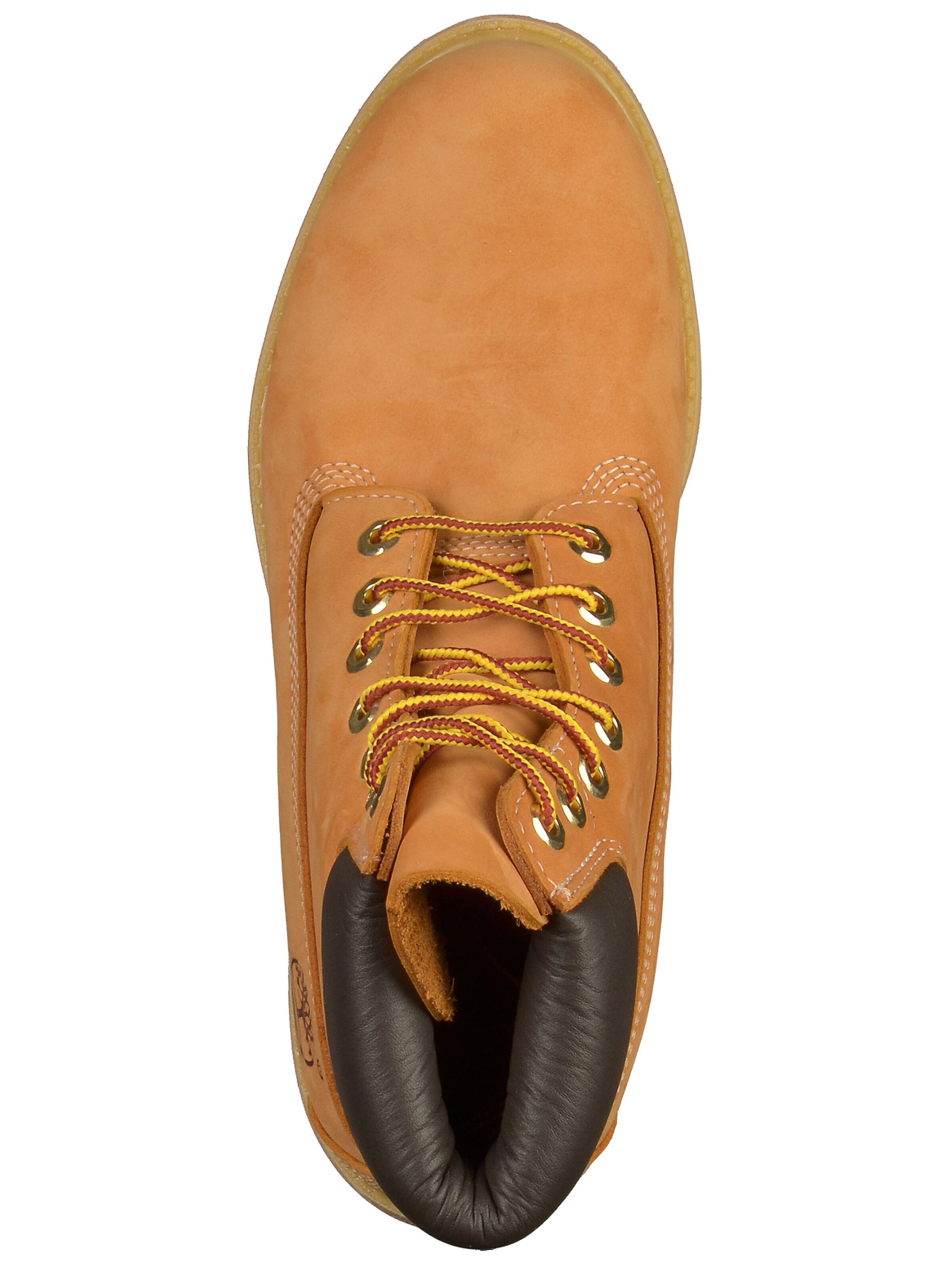 TIMBERLAND - Botas com atacadores '6IN Premium' em amarelo