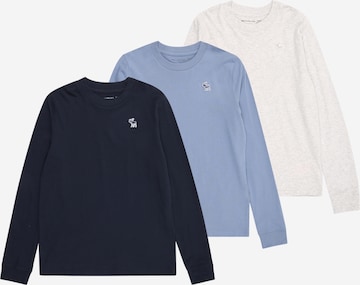 Abercrombie & Fitch Футболка в Синий: спереди