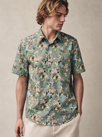 Next - Regular Fit Camisa em verde