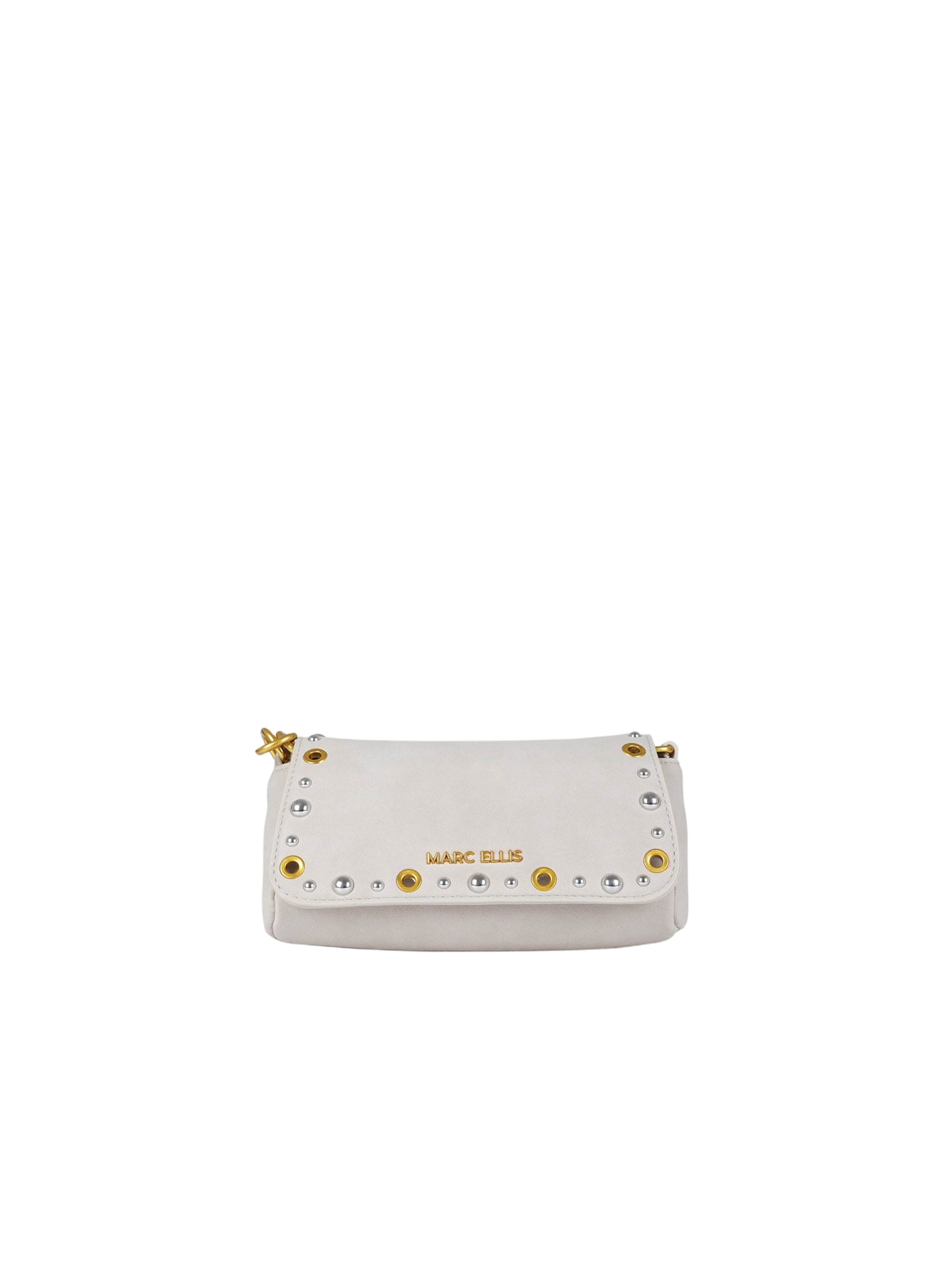 Marc Ellis Crossbody Bag in Beige: front