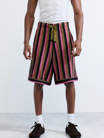 Desigual - regular Pantalón 'Bermuda' en Mezcla de colores: frente