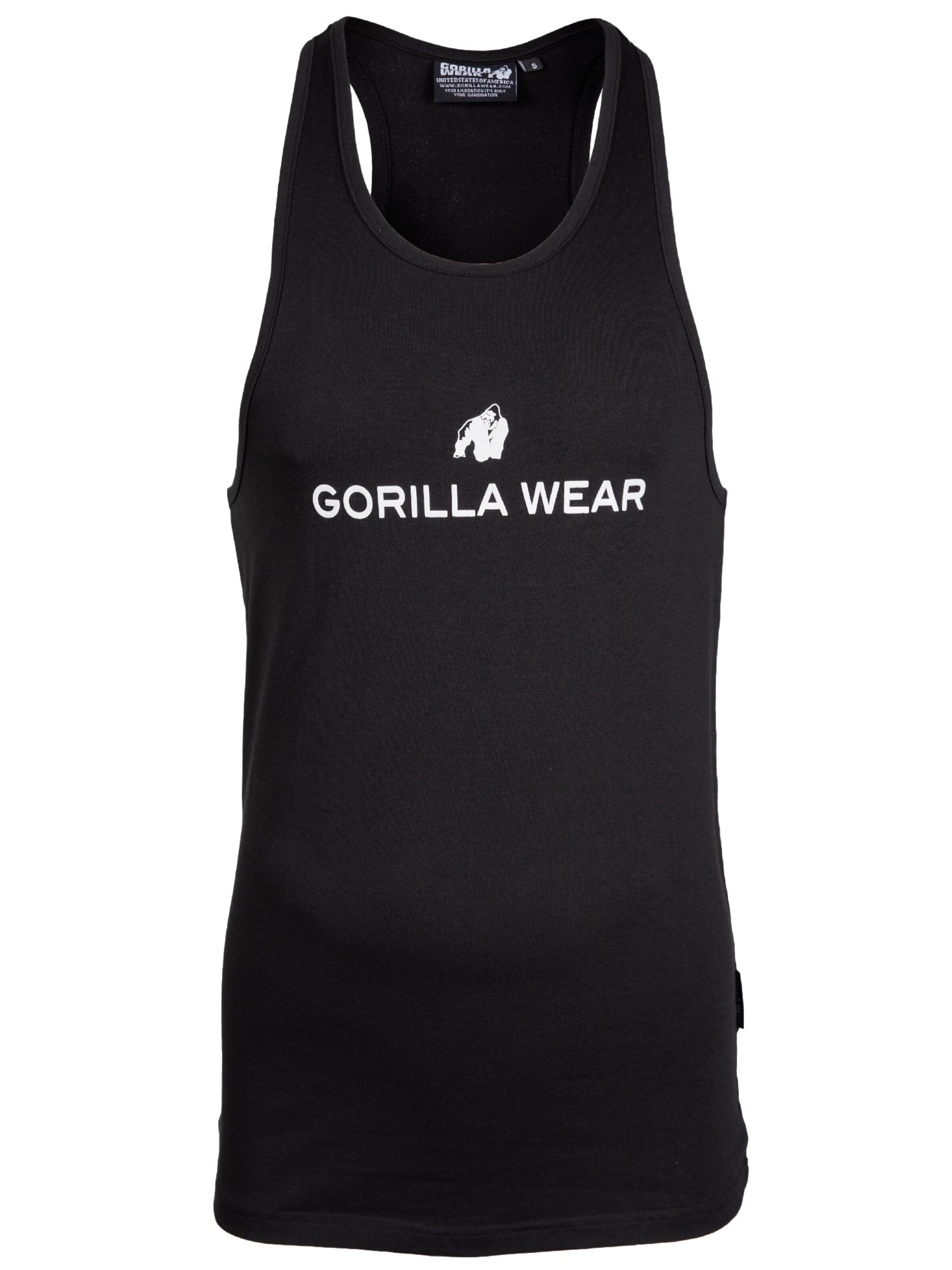 Maglia funzionale 'Carter' di Gorilla Wear in nero: frontale