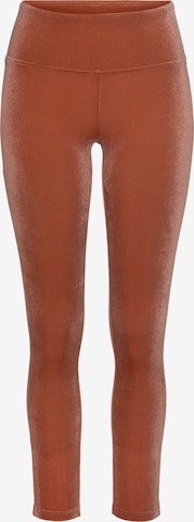 Leggings LASCANA en marron : devant