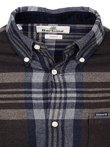 Barbour Regular fit Button Up Shirt 'Fortrose' in Brown