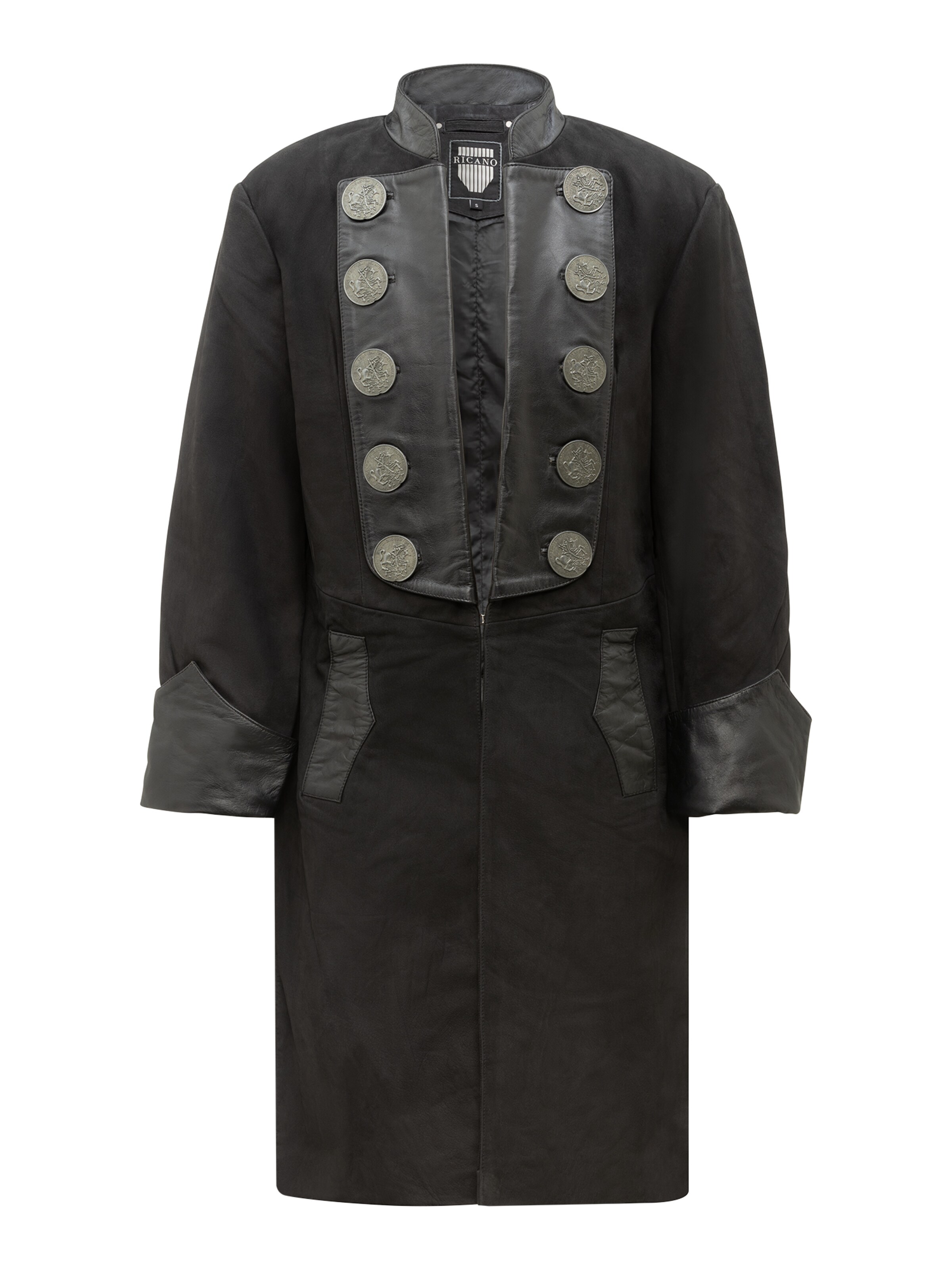 RICANO Tussenmantel in Zwart: voorkant