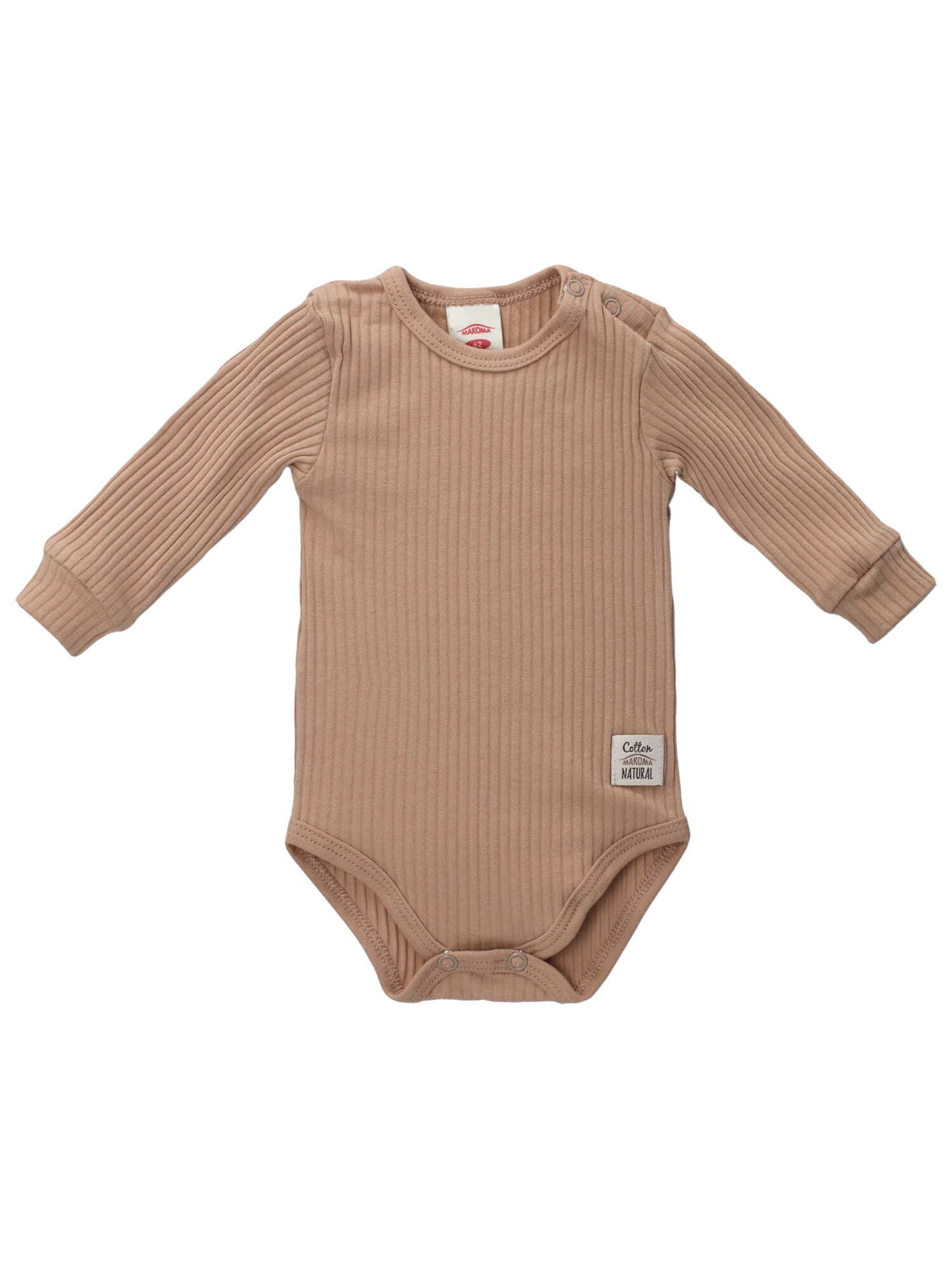 Makoma Romper/bodysuit in Brown: front