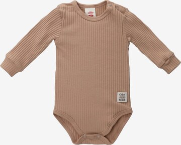 Makoma Romper/Bodysuit in Brown: front